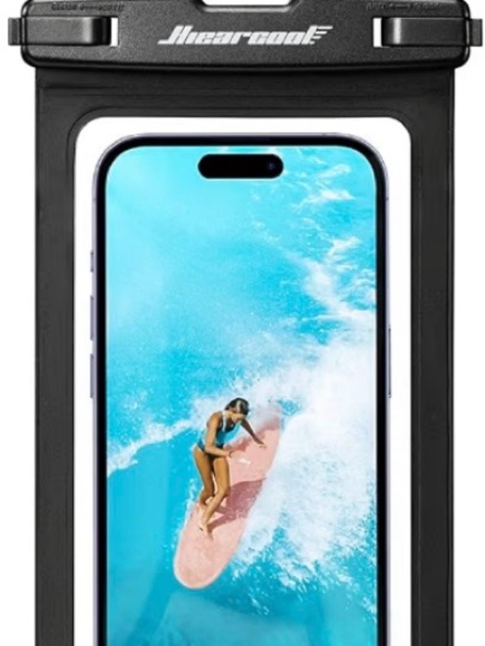 Black Waterproof Phone Pouch - Universal Case
